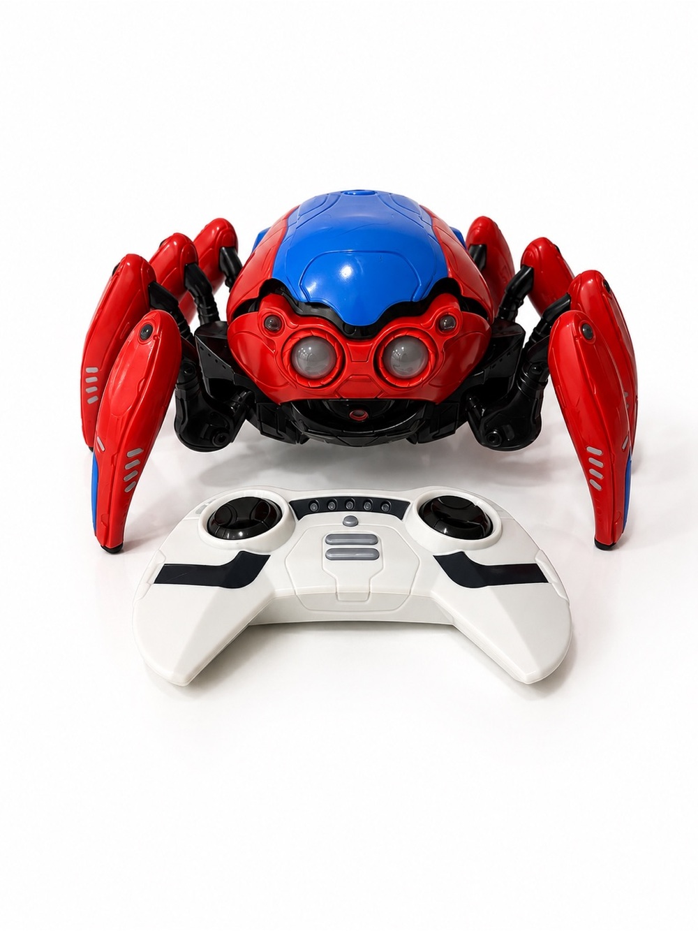 Original Spider-Bot with Remote Control Toy - Red & Blue - Used - Please Read
